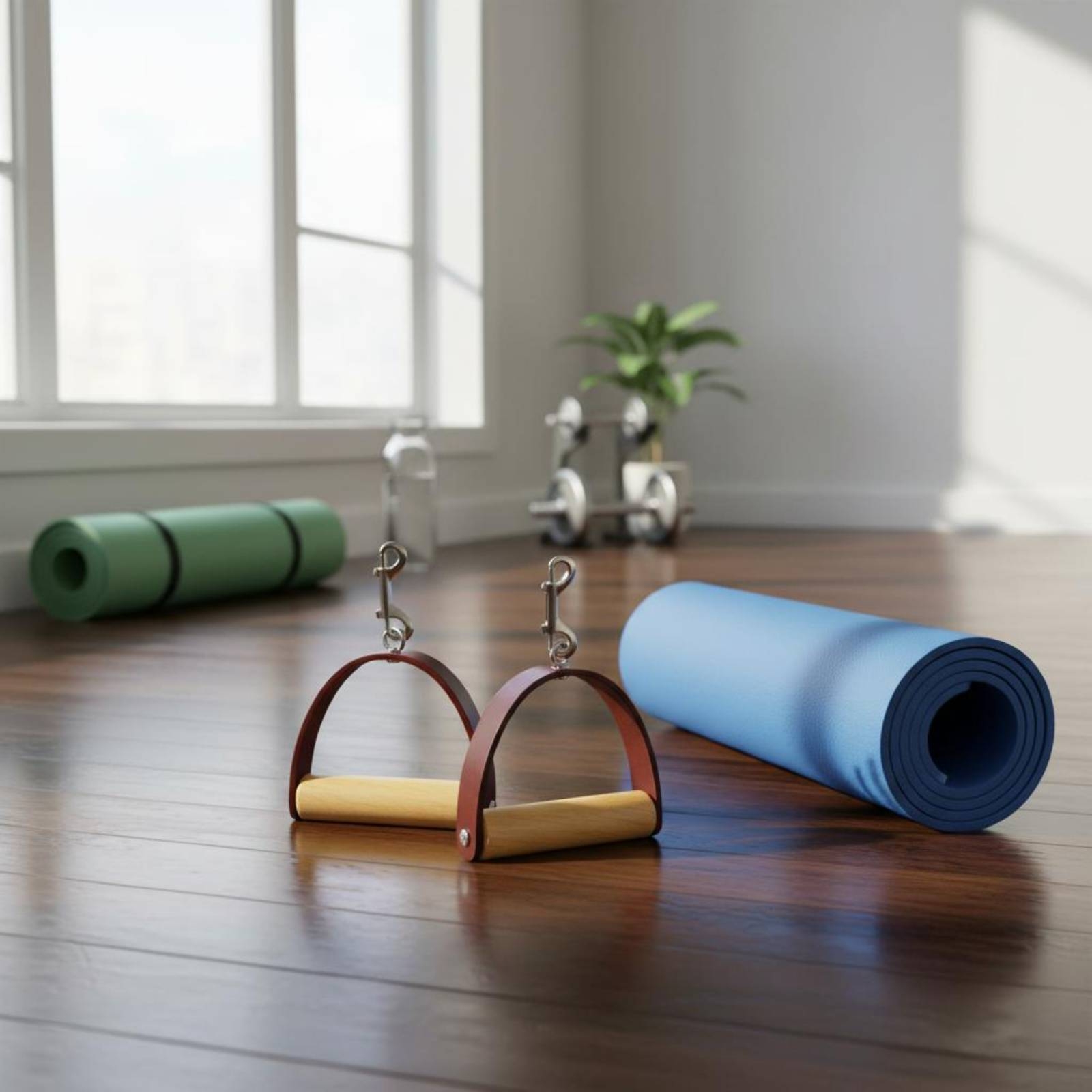 2Pcs/Set Pilates Leather Handl - Pilates & Yoga Vida review and price