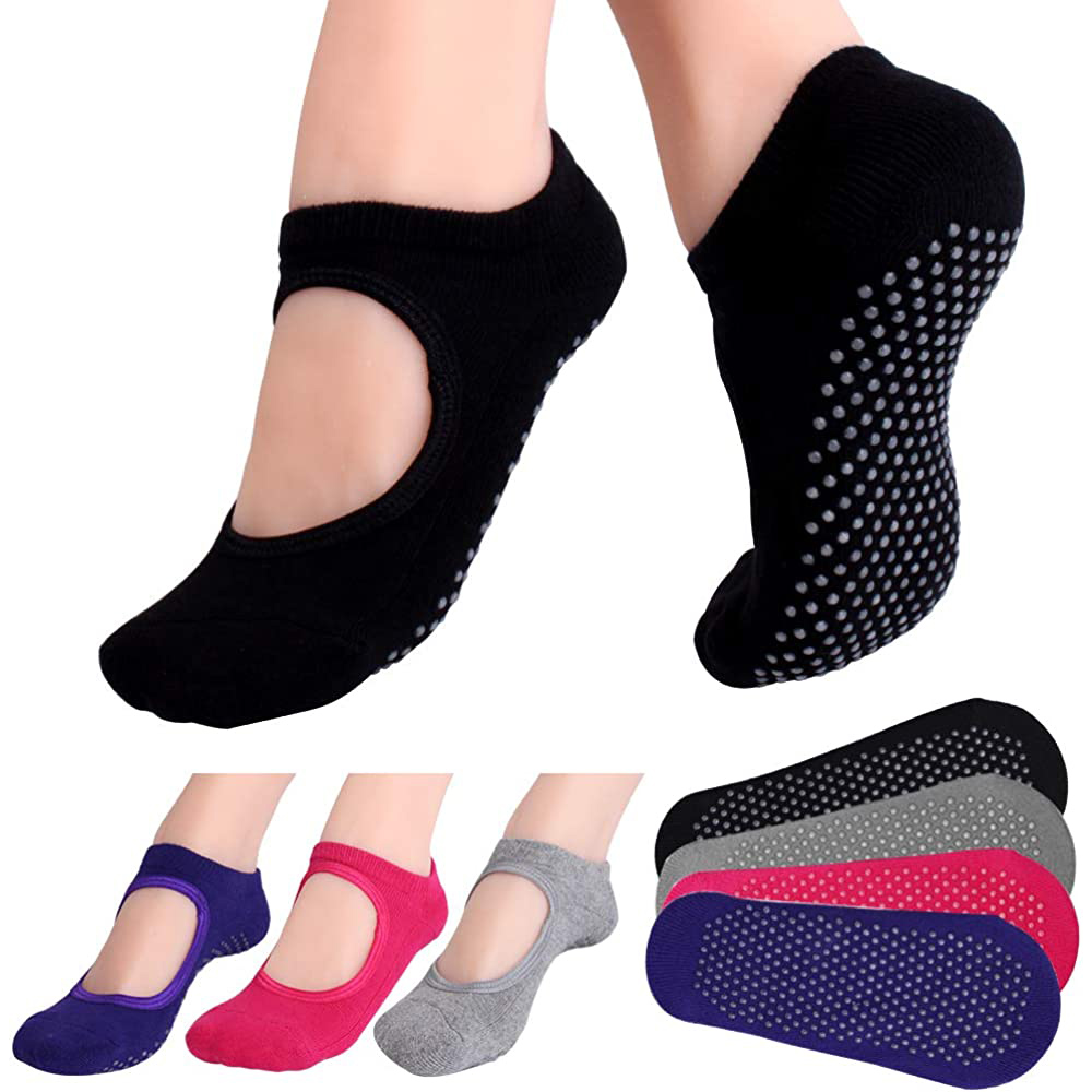 Backless Non-slip Fitness Pila - Medias Para Pilates Y Yoga review and price