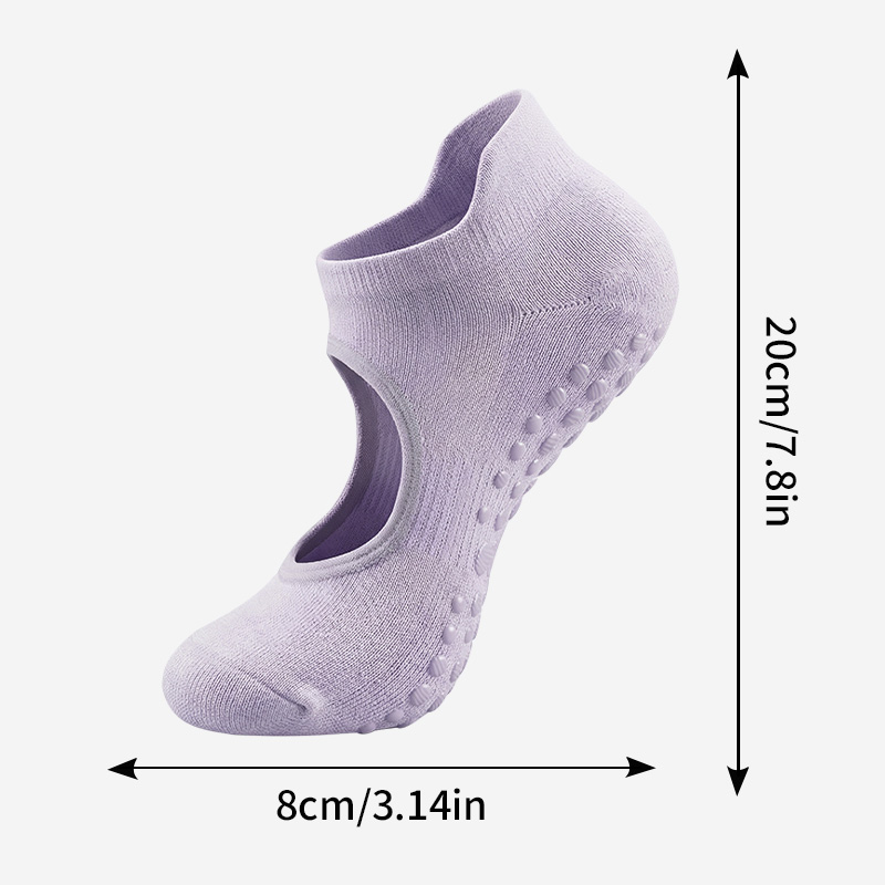 2/12PC Backless Non-slip Fitne - Medias Para Pilates Y Yoga review and price