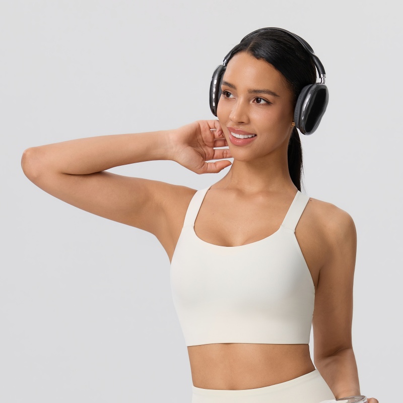 Solid Color Cross Back Sports  - Pilates Yoga One review and price